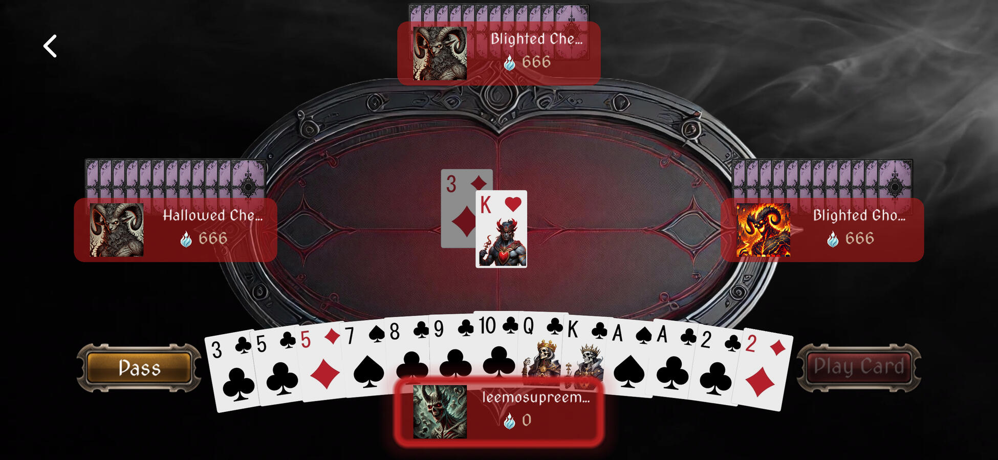 Thirteen In-Game